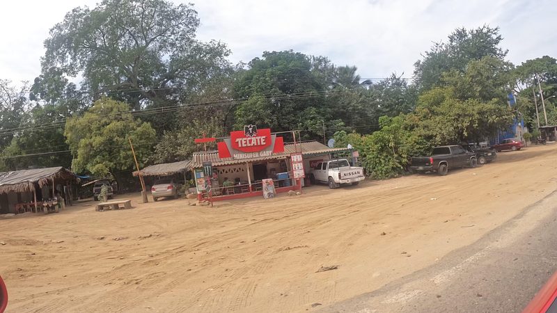 Roadside shops in San Ignacio, Nayarit