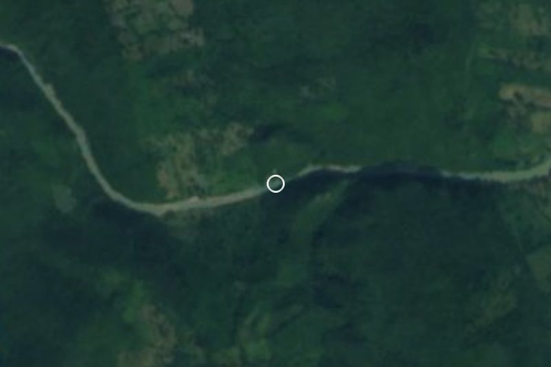 Vista satelital de Cueva del Agua, San Luis Potosí