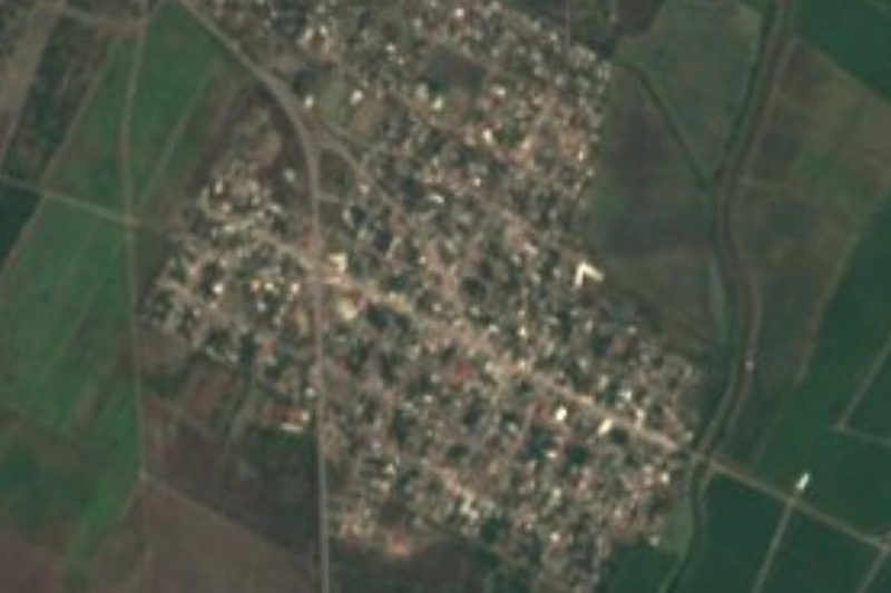 Satellite view of Cerro de Ortega, Colima