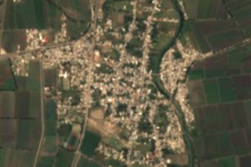 Vista satelital de San Juan de la Vega, Guanajuato