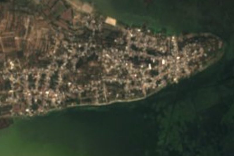 Satellite view of San Agustín del Pulque, Michoacán