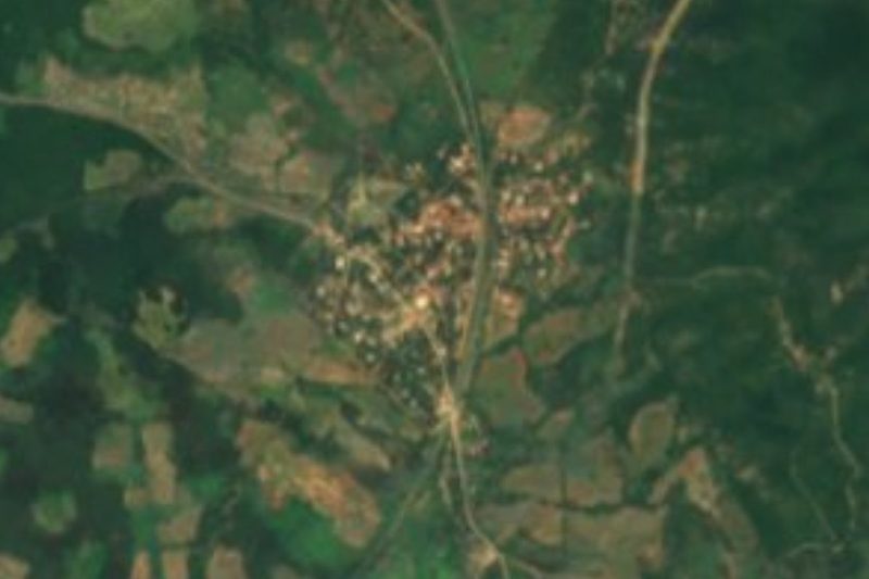 Satellite view of Los Capomos, Sinaloa