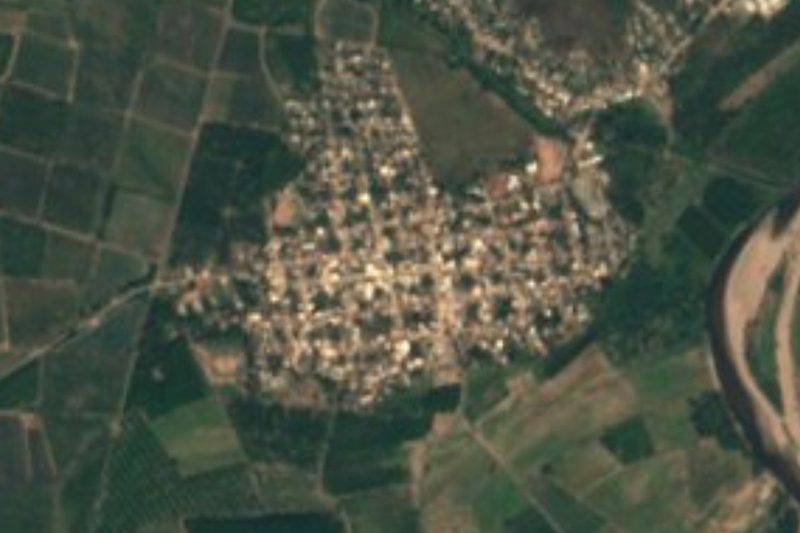 Satellite view of Agua Verde, Sinaloa