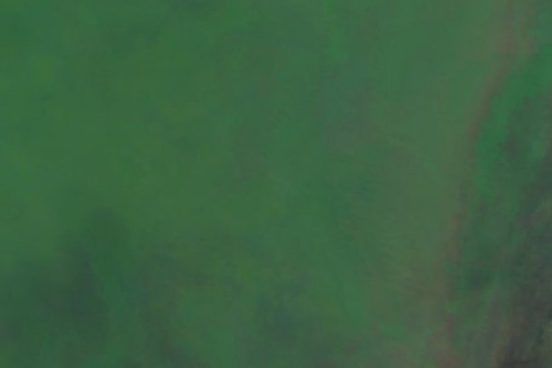 Vista satelital de Laguna del Caimanero, Sinaloa