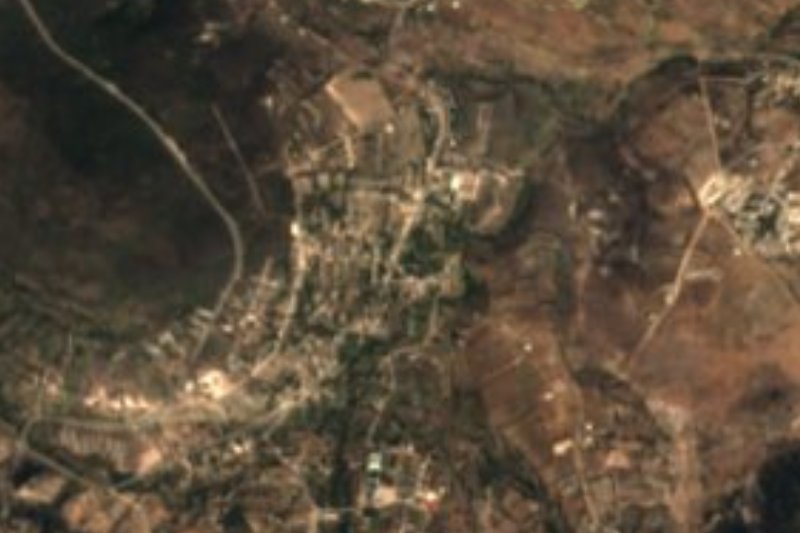 Vista satelital de Rincón del Cano, Tierra Blanca, Guanajuato
