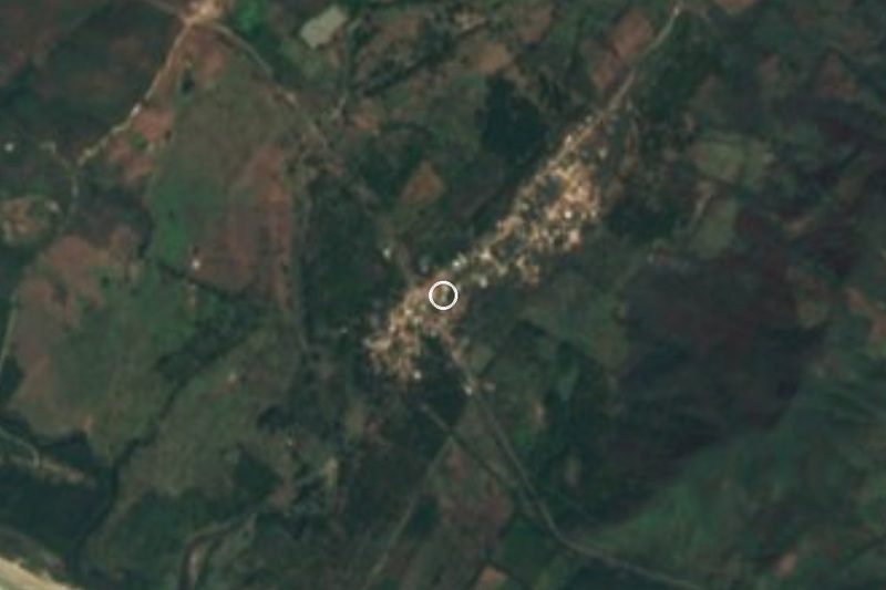 Vista satelital de Juluchuca, Guerrero