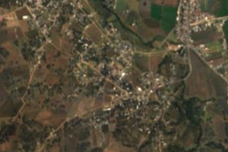 Vista satelital de Almoloya, Cuautepec de Hinojosa, Hidalgo
