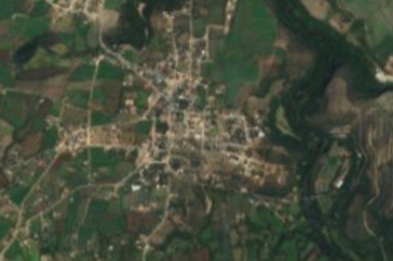 Vista satelital de Chilcuautla, Hidalgo