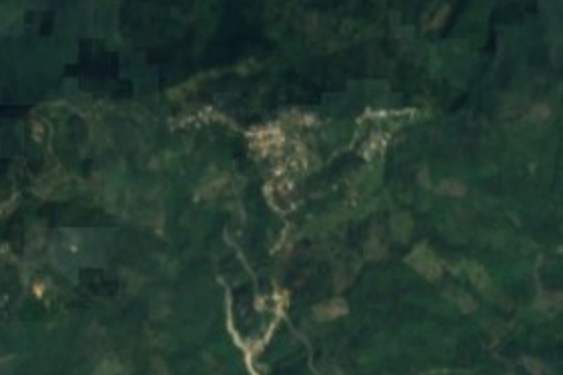Satellite view of Coamitla, Calnali, Hidalgo