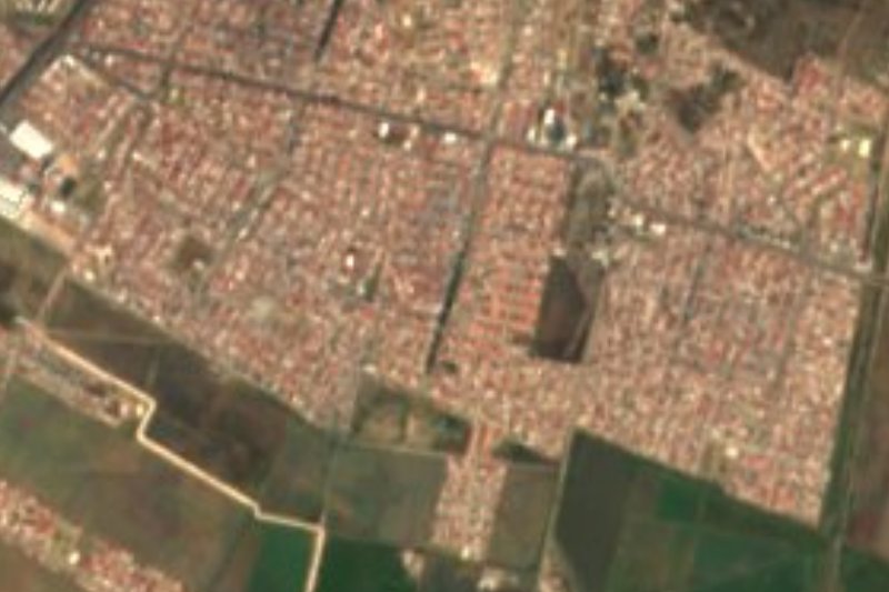 Vista satelital de Forjadores de Pachuca, Mineral de la Reforma, Hidalgo