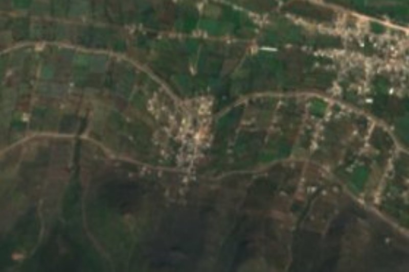 Satellite view of La Cruz, Francisco I. Madero, Hidalgo