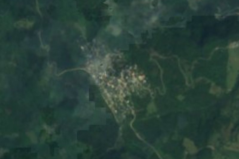 Satellite view of Temango, Tlanchinol, Hidalgo