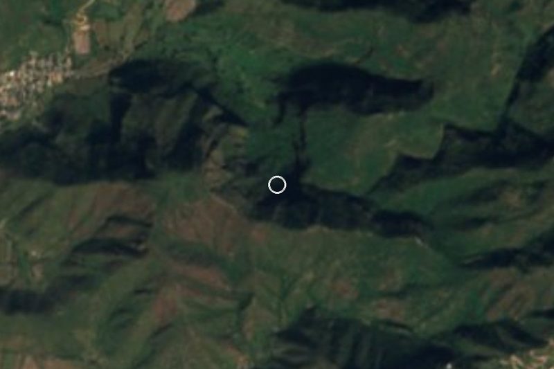 Vista satelital de Salto de Jomulco, Nayarit