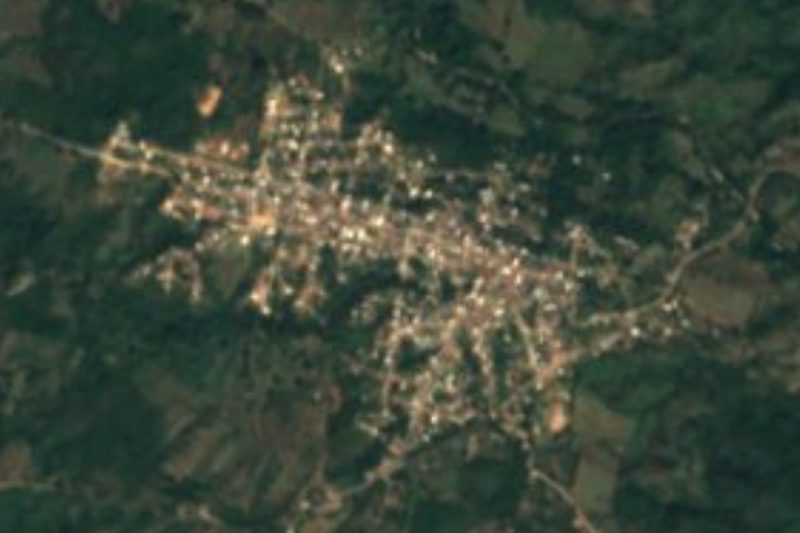 Satellite view of Las Palmas de Arriba, Jalisco