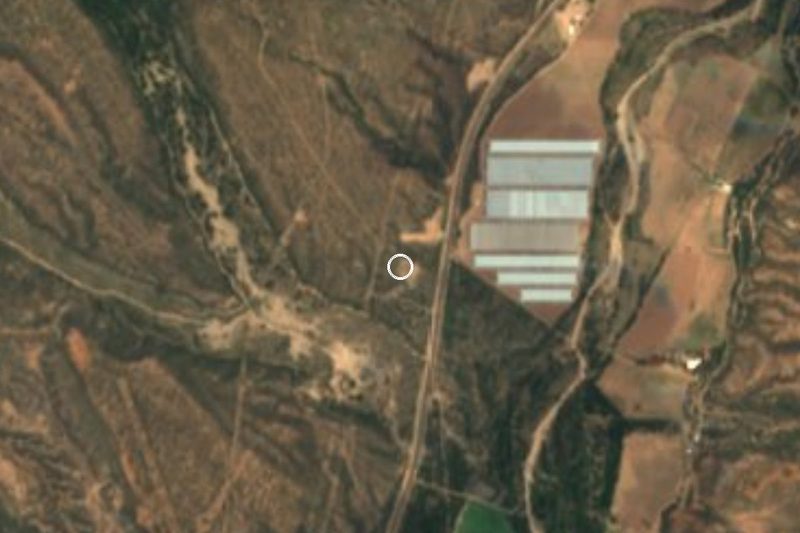 Vista satelital de Misión de Cocóspera, Sonora