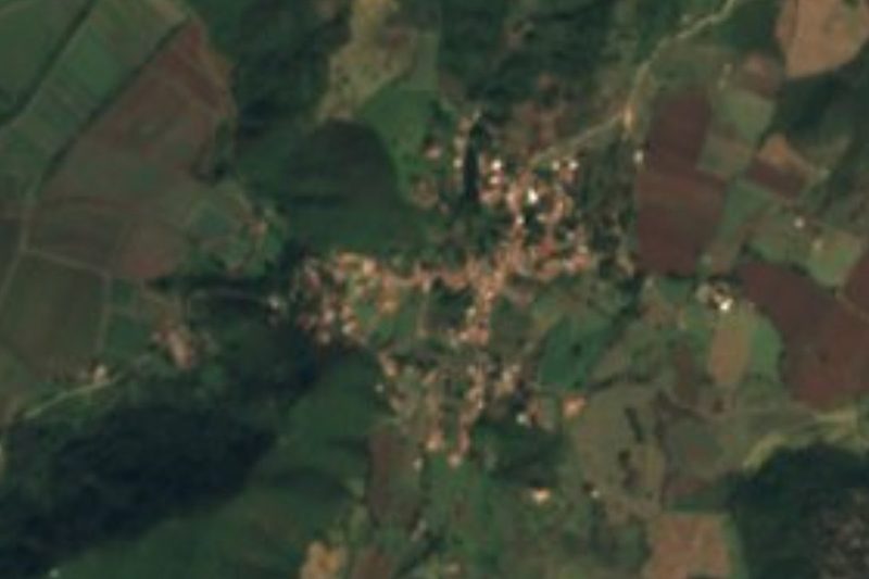 Vista satelital de Yerbabuena, Jalisco