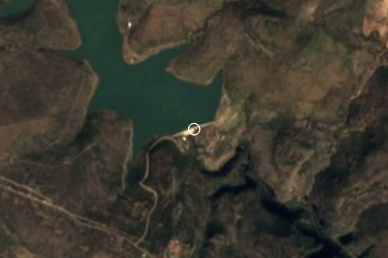 Vista satelital de Paso de Vaqueros, Guanajuato