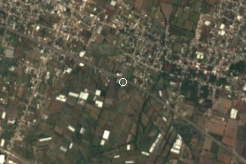 Vista satelital de Balneario Acueducto, Morelos
