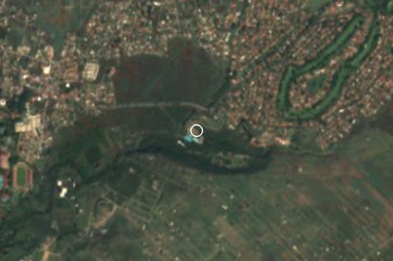 Satellite view of Balneario Ejidal El Bosque, Morelos