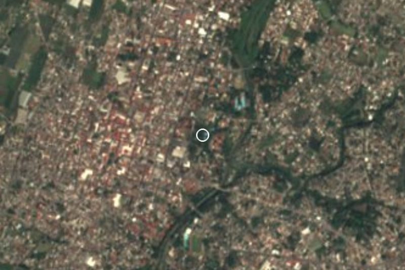 Vista satelital de Balneario Los Limones, Morelos