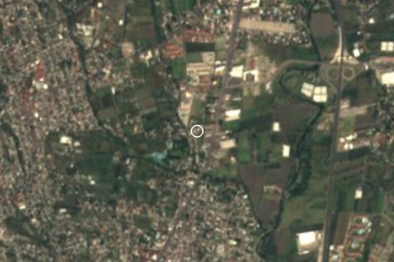 Vista satelital de Parque Acuático Ojo de Agua, Morelos