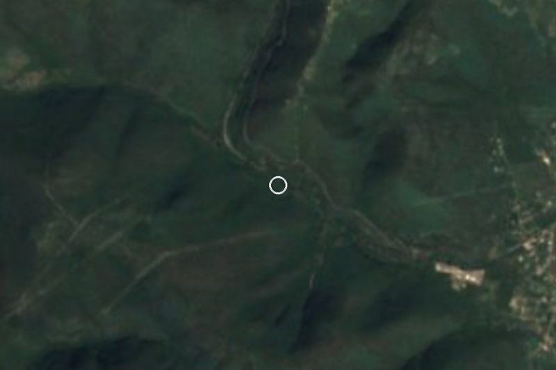 Vista satelital de Cañón de Lobos, Morelos
