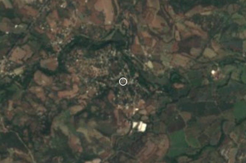 Vista satelital de Coahuixtla, Morelos