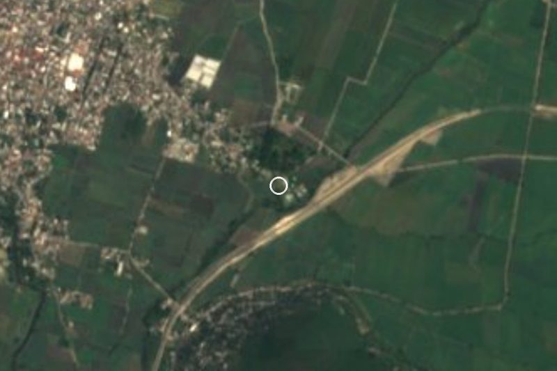 Vista satelital de Balneario El Paraíso, Morelos