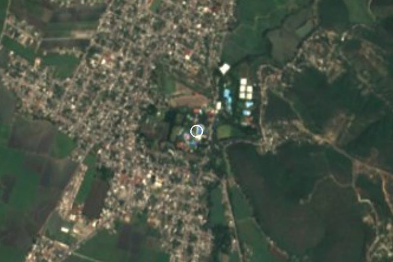 Vista satelital de El Rollo, Morelos