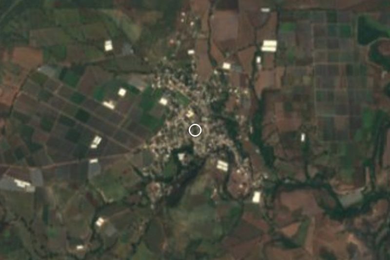 Vista satelital de Ixtlilco el Chico, Morelos