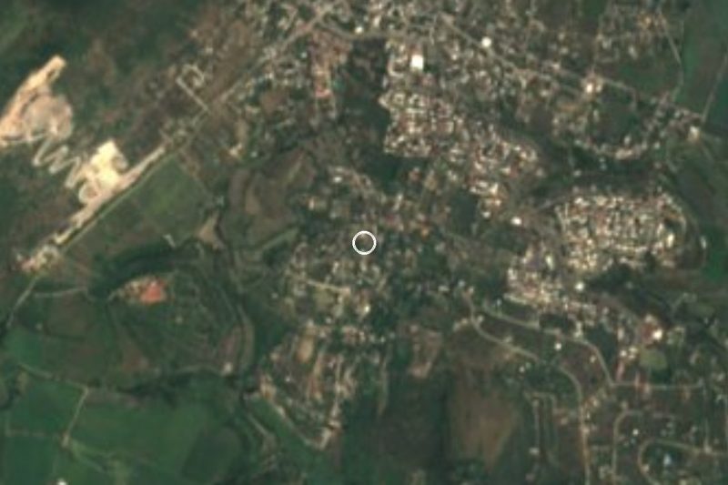 Vista satelital de Jicarero, Morelos