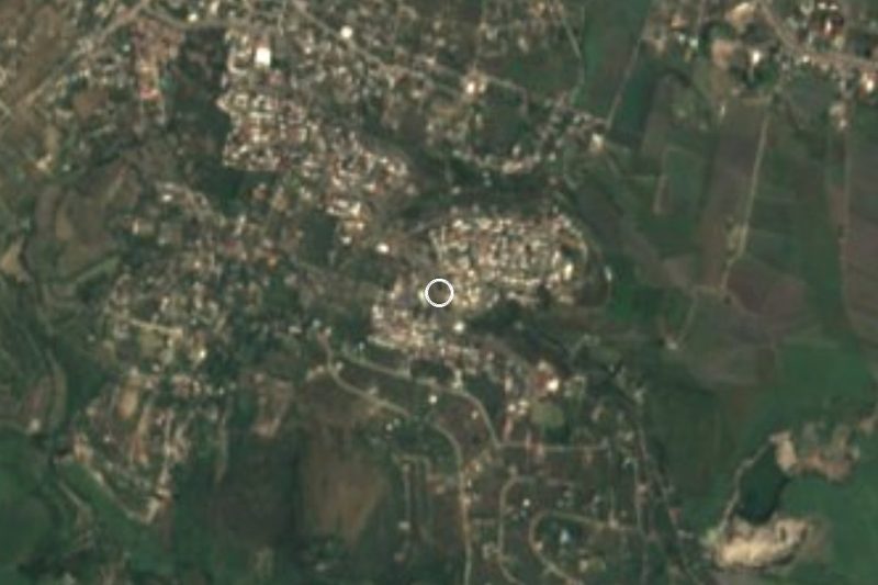 Vista satelital de José María Morelos y Pavón