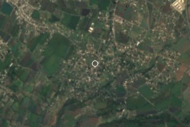 Vista satelital de Las Arboledas, Morelos