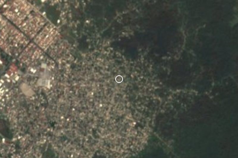 Vista satelital de Loma Esmeralda, Morelos