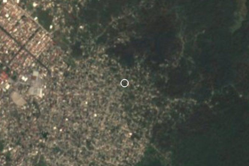 Vista satelital de Lomas del Pedregal, Morelos