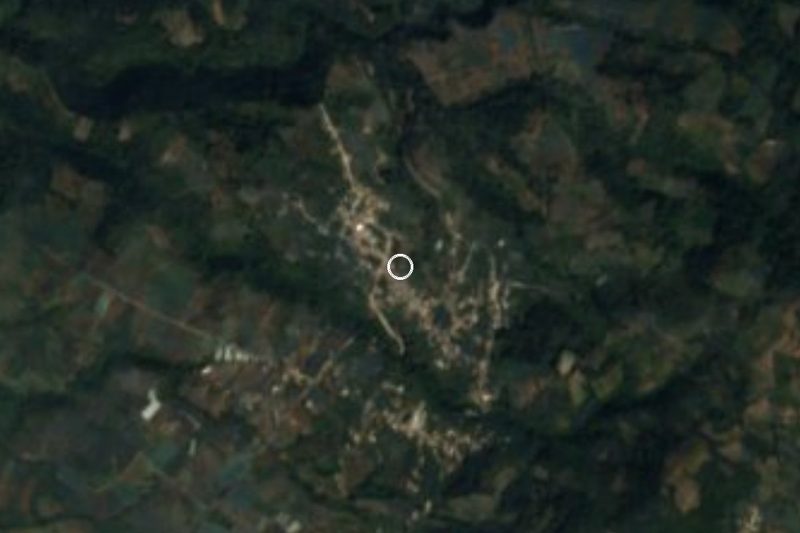 Satellite view of Ocoxaltepec, Morelos