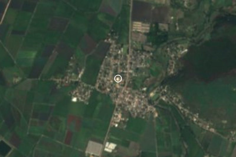 Vista satelital de Olintepec, Morelos