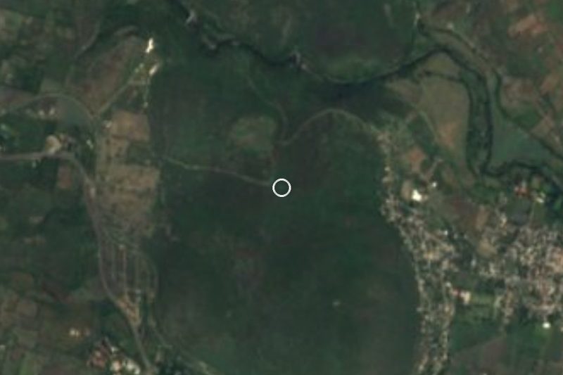 Vista satelital de Parque Estatal Cerro de la Tortuga, Morelos