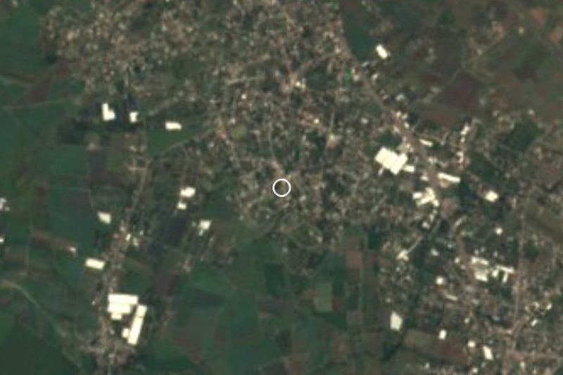 Vista satelital de Peña Flores, Morelos