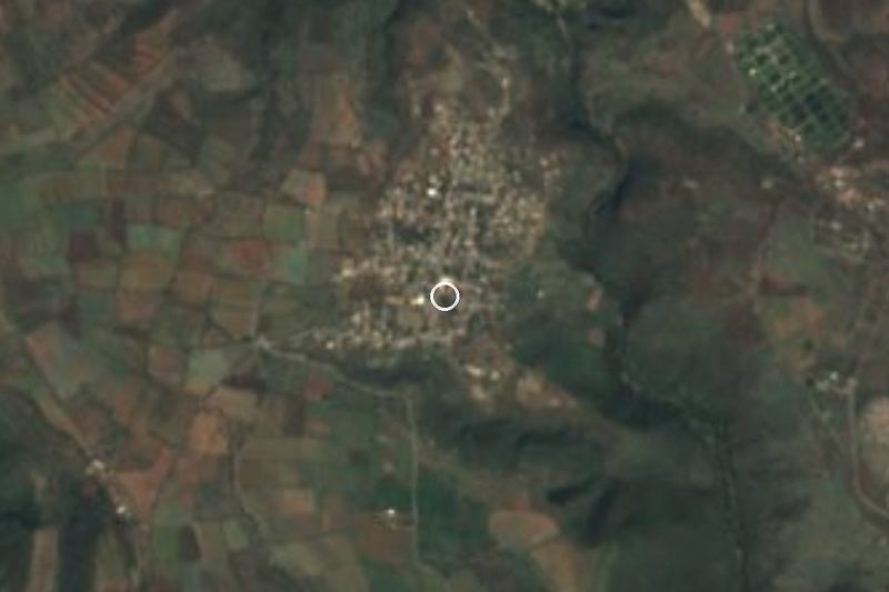 Vista satelital de San Agustín Tetlama, Morelos
