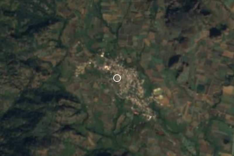 Satellite view of San José de los Laureles, Morelos