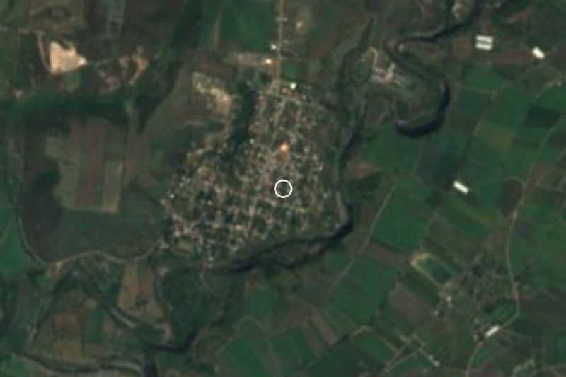 Vista satelital de San Rafael Zaragoza, Morelos