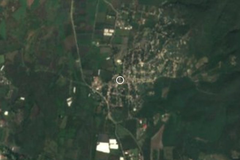 Vista satelital de Tepetzingo, Morelos
