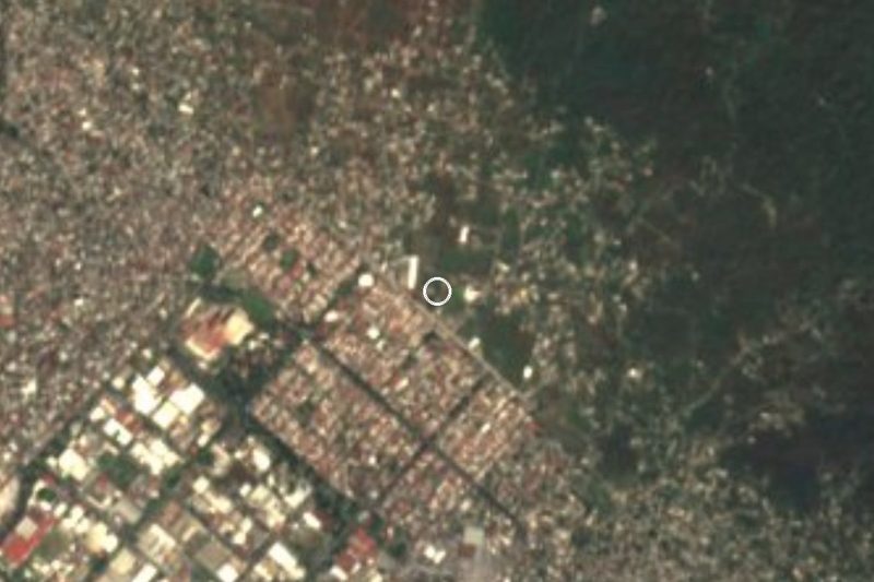 Vista satelital de Tetecolala, Morelos