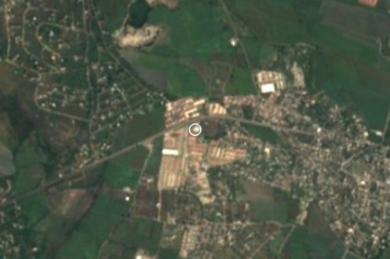 Vista satelital de Valle Dorado, Morelos