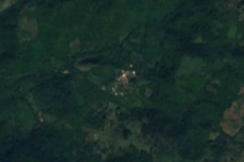 Vista satelital de El Espino, Nayarit