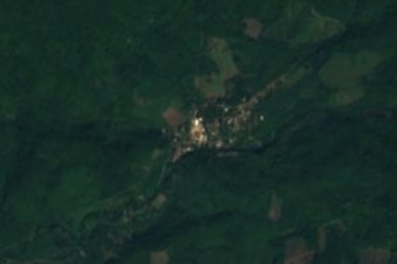 Vista satelital de Jolotemba, Nayarit