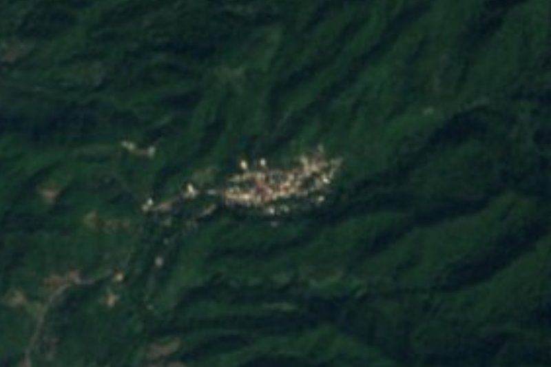 Vista satelital de La Bajada, Nayarit