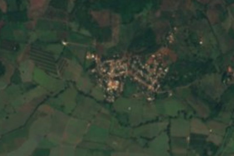 Vista satelital de Lima de Abajo, Nayarit