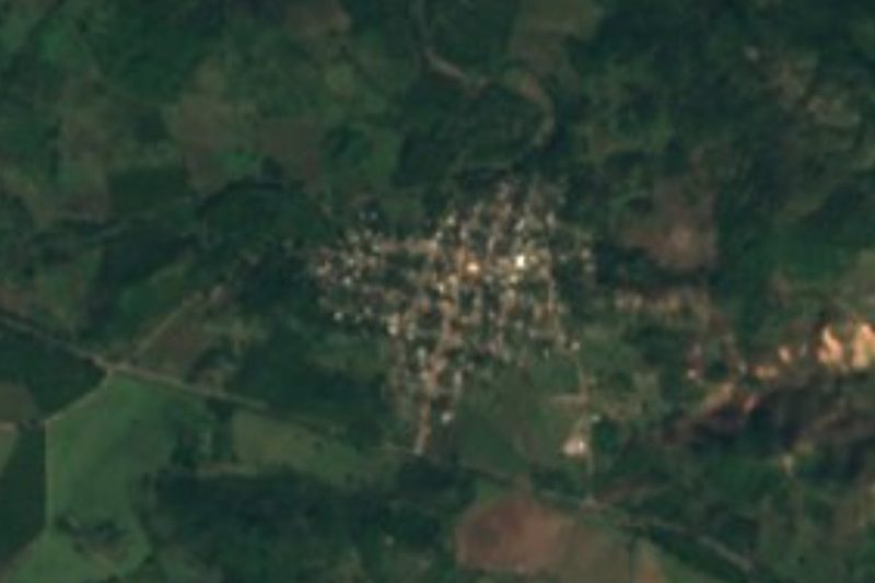 Vista satelital de Otates y Cantarranas, Nayarit
